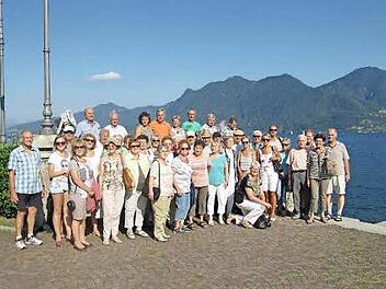 Der Gesangverein Aschach fuhr zum Lago Maggiore.