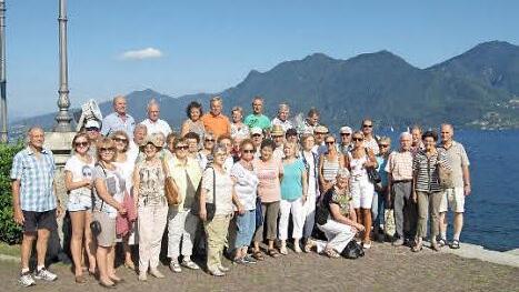 Der Gesangverein Aschach fuhr zum Lago Maggiore.
