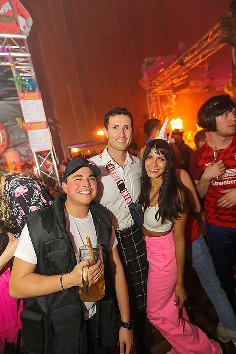 Beste Partystimmung in der Stadthalle