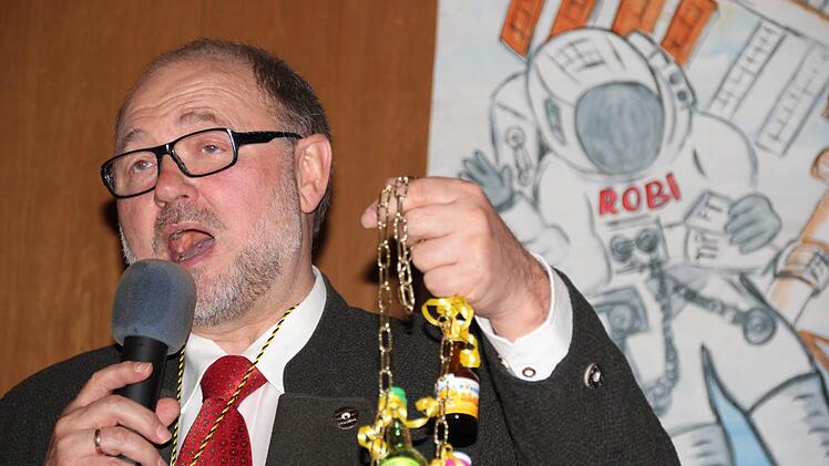 Der Bürgermeister übergab siene "Amtskette".