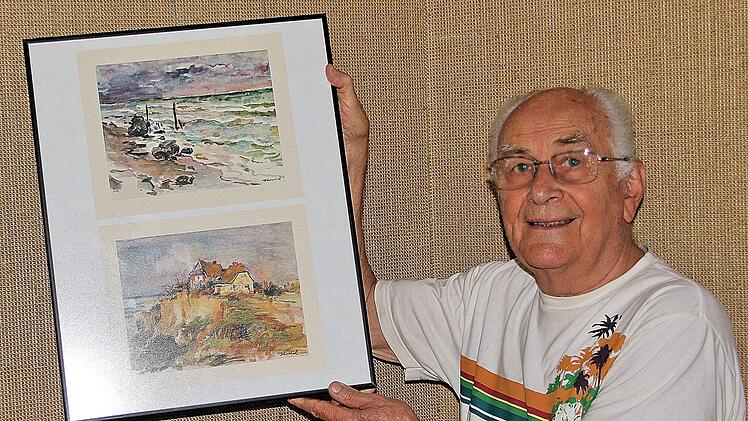 Horst Kreutz, der im Seniorenzentrum Sankt Elisabeth die "kleine Galerie" betreut, legt eine Pause ein, bis die Umbau- und Erweiterungsarbeiten in der Küche beendet sind. Bis Ende August läuft allerdings noch eine Ausstellung mit Ostseebildern und Landschaften des Malers Karl Stratil.   Foto: Dieter Britz