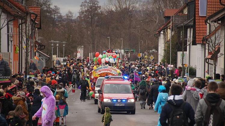 Faschingsumzug in Memmelsdorf Foto: Joseph Beck