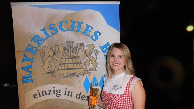 Katja Staufer will Bayerische Bierkönigin werden. Fotos: Horst Wunner