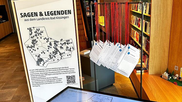 Noch bis zum 9. Juli ist die Ausstellung &bdquo;Sagen & Legenden im Landkreis Bad Kissingen&ldquo; zu sehen.