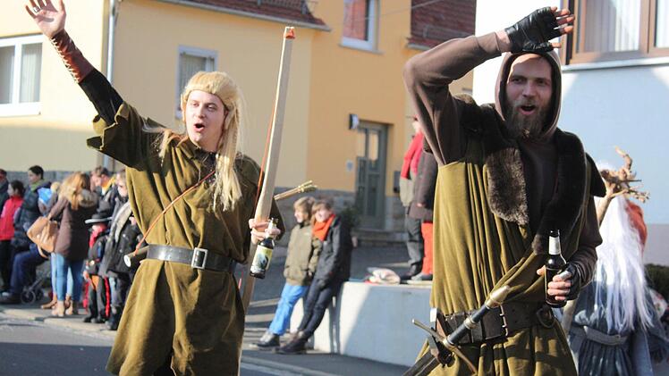 Eindrücke vom Faschingszug in Steinach.  Foto: Robert Huger