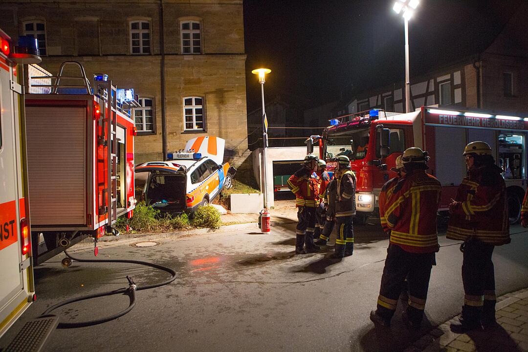 First Responder Fahrzeug verunfallt