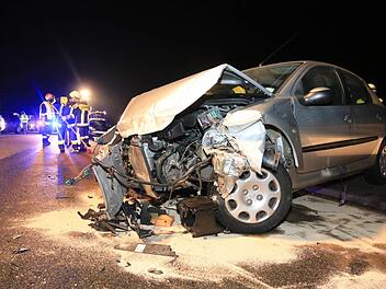 Unfall auf der A70 bei Hallstadt Foto: Ferdinand Merzbach