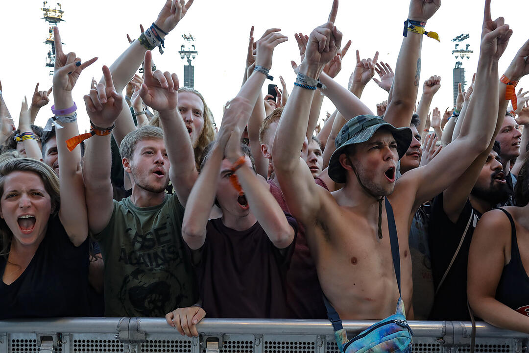 Stimmung vor den Stages bei Rock im Park