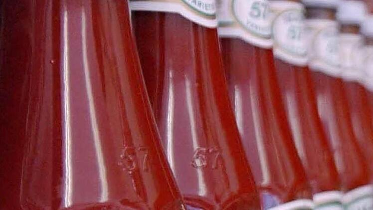 Ketchup ist an einer Hauswand in Memmelsdorf gelandet, Symbolfoto: Myung Jung Kim, dpa