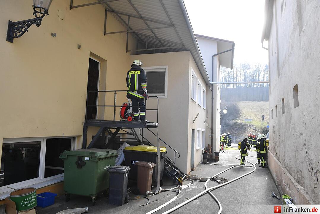 Zimmerbrand in Bischberg