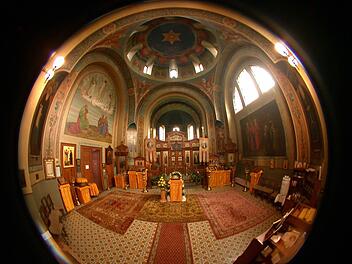 Blick in das Innere des Gotteshauses. Fotos: Peter Rauch