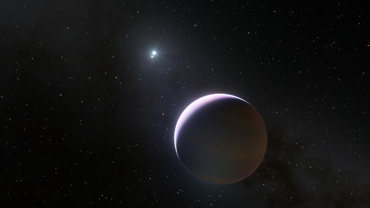 Computersimulation des neu entdeckten Planeten