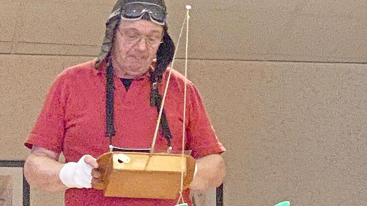 Walter R&uuml;gamer als Modellflieger.