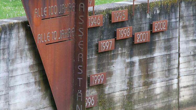 Die Saale blieb gestern weit unter der Hochwasser-Meldestufe, weil es nicht flächendeckend, sondern immer nur lokal gewitterte. Foto: Ralf Ruppert