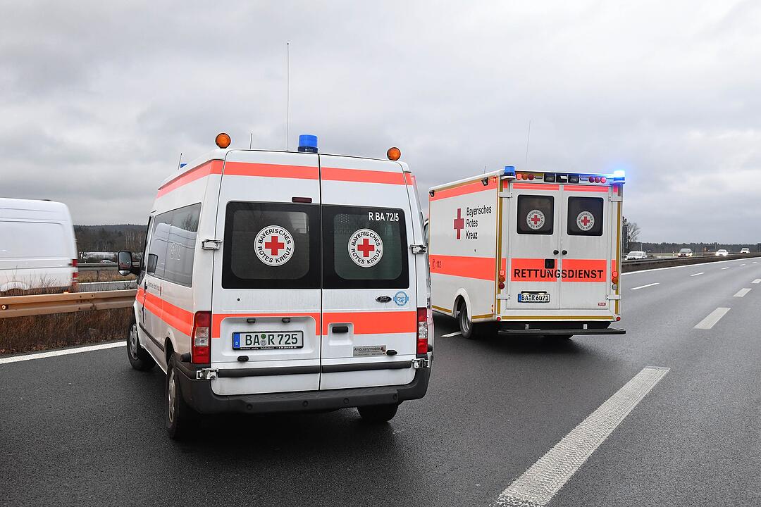 Massenunfall auf der A73 bei Breitengüßbach