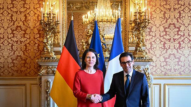 Annalena Baerbock und Stephane Sejourne