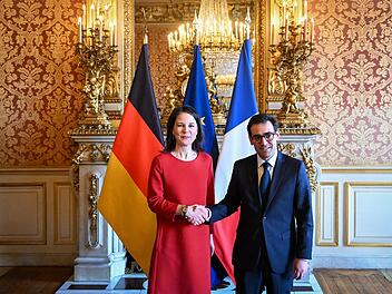 Annalena Baerbock und Stephane Sejourne