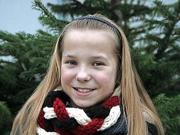 Die neunjährige Franziska Pöhnl freut sich schon auf ihren Auftritt. Foto: Jürgen Gärtner