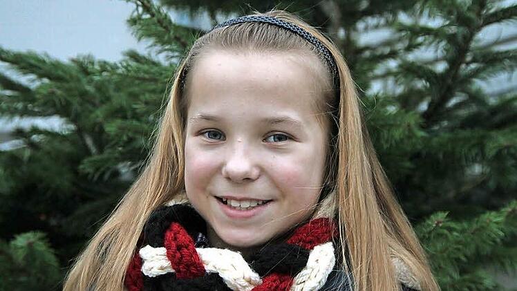 Die neunjährige Franziska Pöhnl freut sich schon auf ihren Auftritt. Foto: Jürgen Gärtner