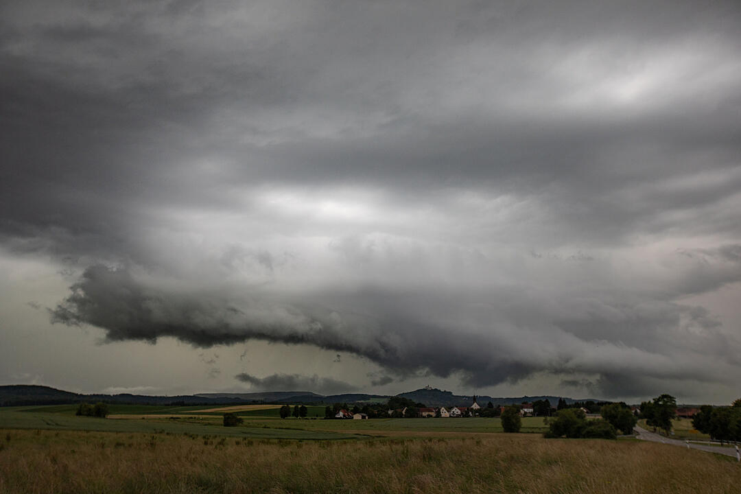 Gewitter: Wassermassen überfluten Landkreis Ansbach
