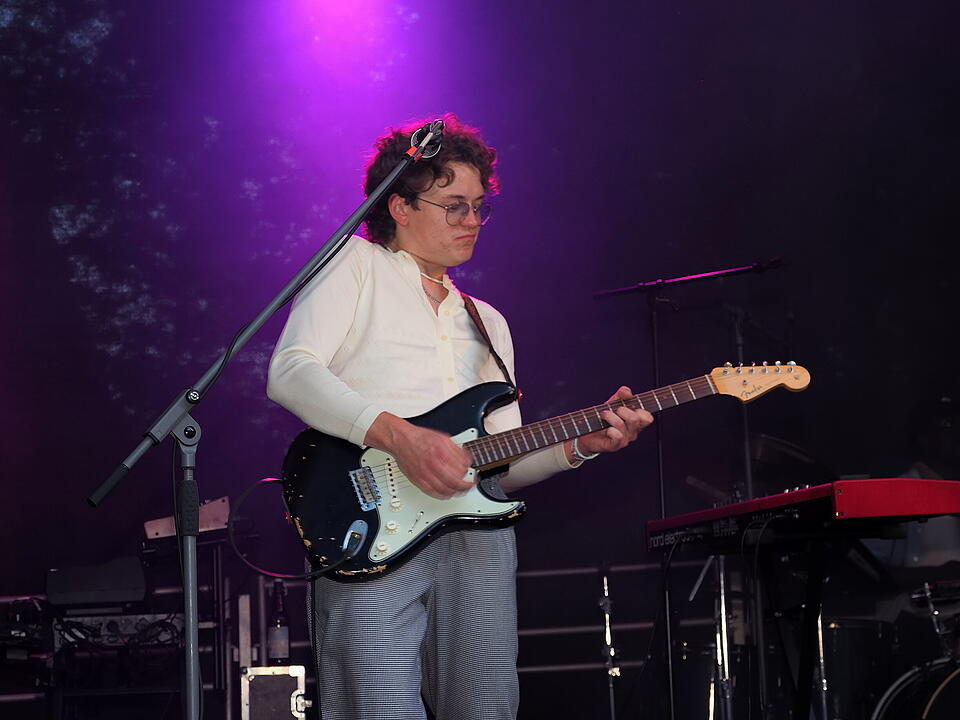 Das Fest fand im Schlosspark statt.