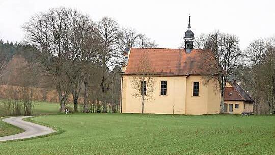 Das Ziel der Wallfahrt: Die Talkirche bei Münnerstadt Fotos: Paul Ziegler