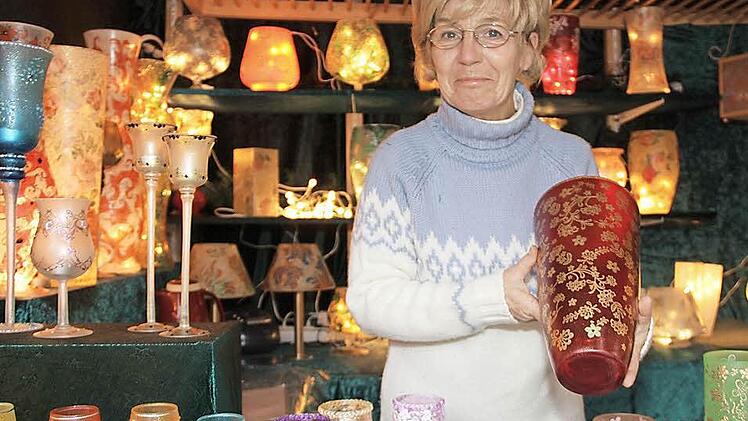 Petra Wenzel ist gerne auf dem Weihnachtsmarkt in Lichtenfels.