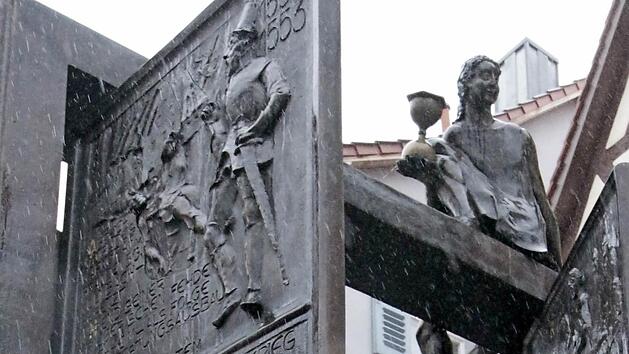 Die Porta Vorchheimensis ist eines der gro&szlig;en Wahrzeichen Forchheims.  Foto: Josef Hofbauer