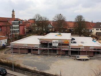 Der neue Kindergarten in Volkach ist der dickste Investitionsbrocken der Stadt Volkach. Rund 1,1 Millionen Euro sind für den Neubau im Haushalt 2013 eingestellt.Foto: Peter Pfannes