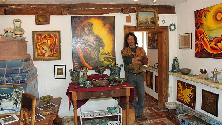 Tamahara in seinem Atelier Foto: Carmen Schwind