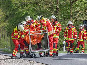 Feuerwehrgroßübung in Hörblach