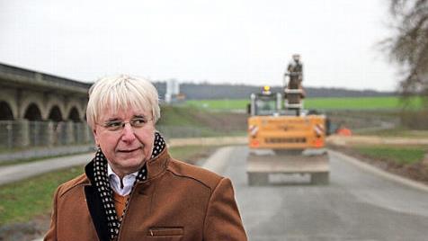 Auf die Plätze, fertig, Rott: Der Gebietsabteilungsleiter Haßberge im Staatlichen Bauamt Schweinfurt, Manfred Rott, informierte die Presse.