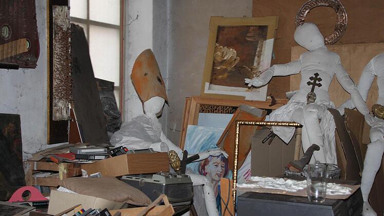 Impressionen aus dem Atelier von Robert Höfling.