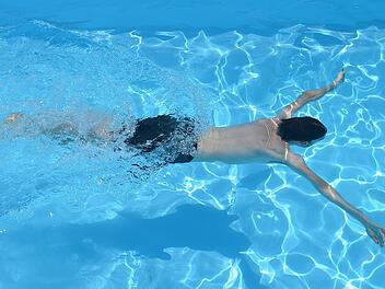 Schwimmen in Kitzingen ist ganzjährig möglich.