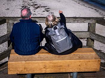Rentner an der Ostseek&uuml;ste
