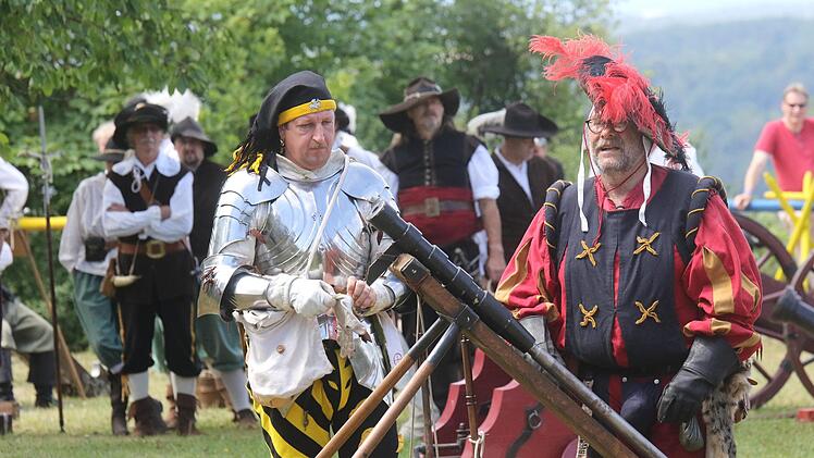 Historisches Kriegsgerät  - Impressionen von der Zeitreise auf der Veste Coburg.Foto: Wolfgang Desombre