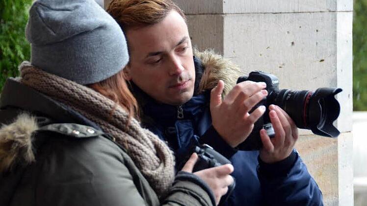 Kameravergleich beim "Foto-Walk". Foto: Peter Rauch