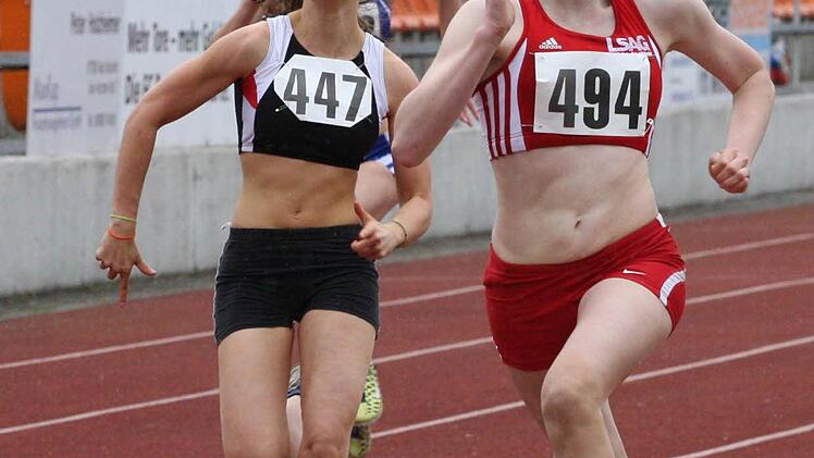 Leonie Wartmann (TSV Münnerstadt), 1. über 100 Meter der U18