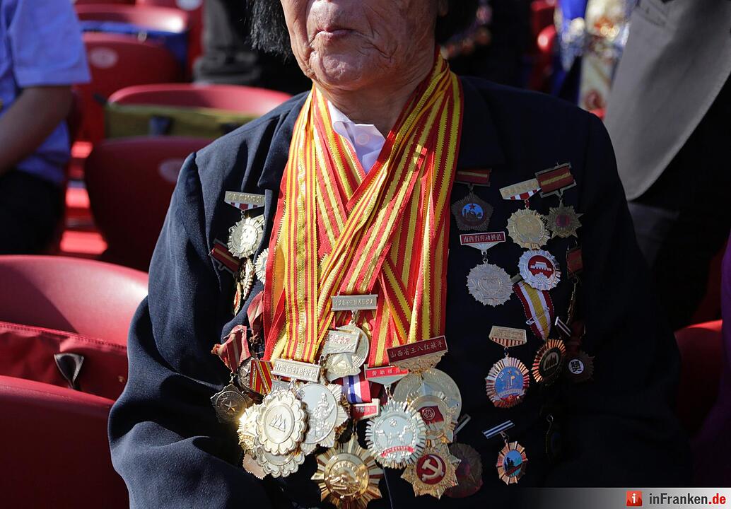 Militärparade in China