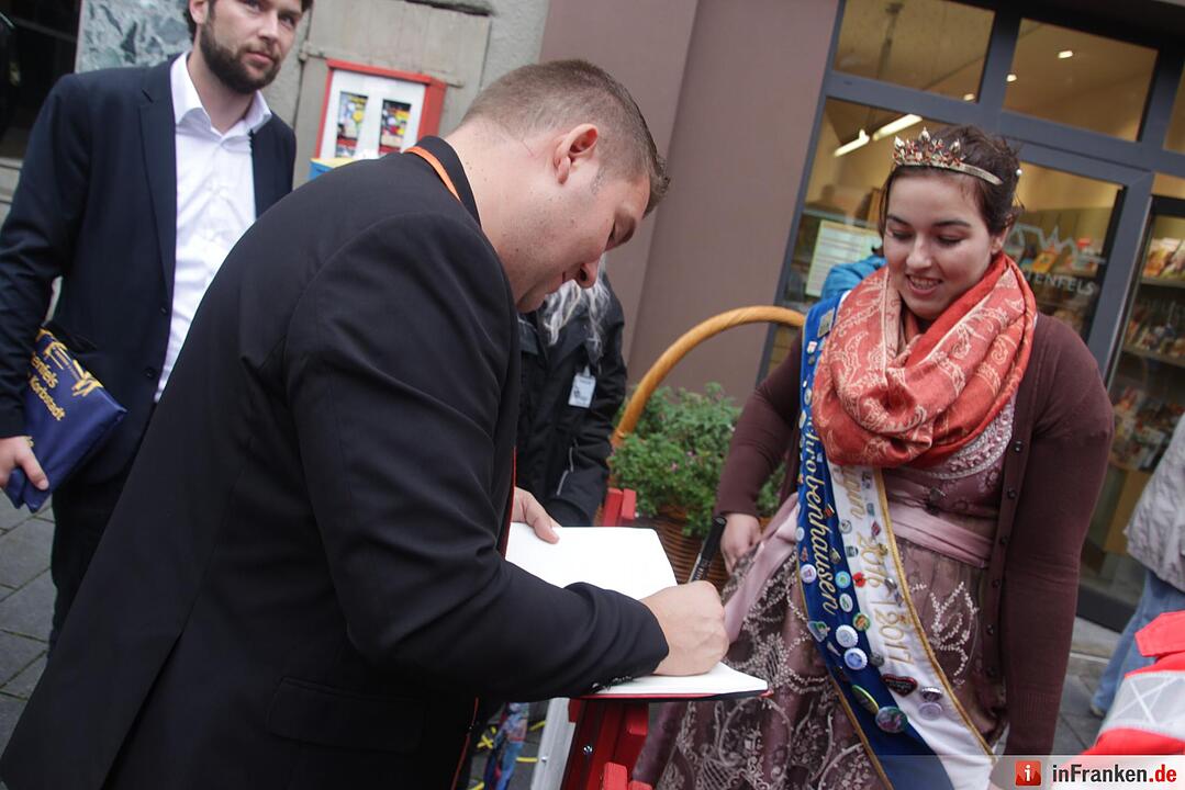 Korbmarkt 2016 in Lichtenfels am Samstag