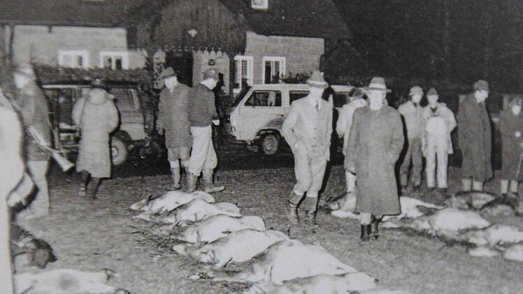 Anfang der 80er Jahre: Strecke auf dem Friedrichsberg östlich von Würzburg.
