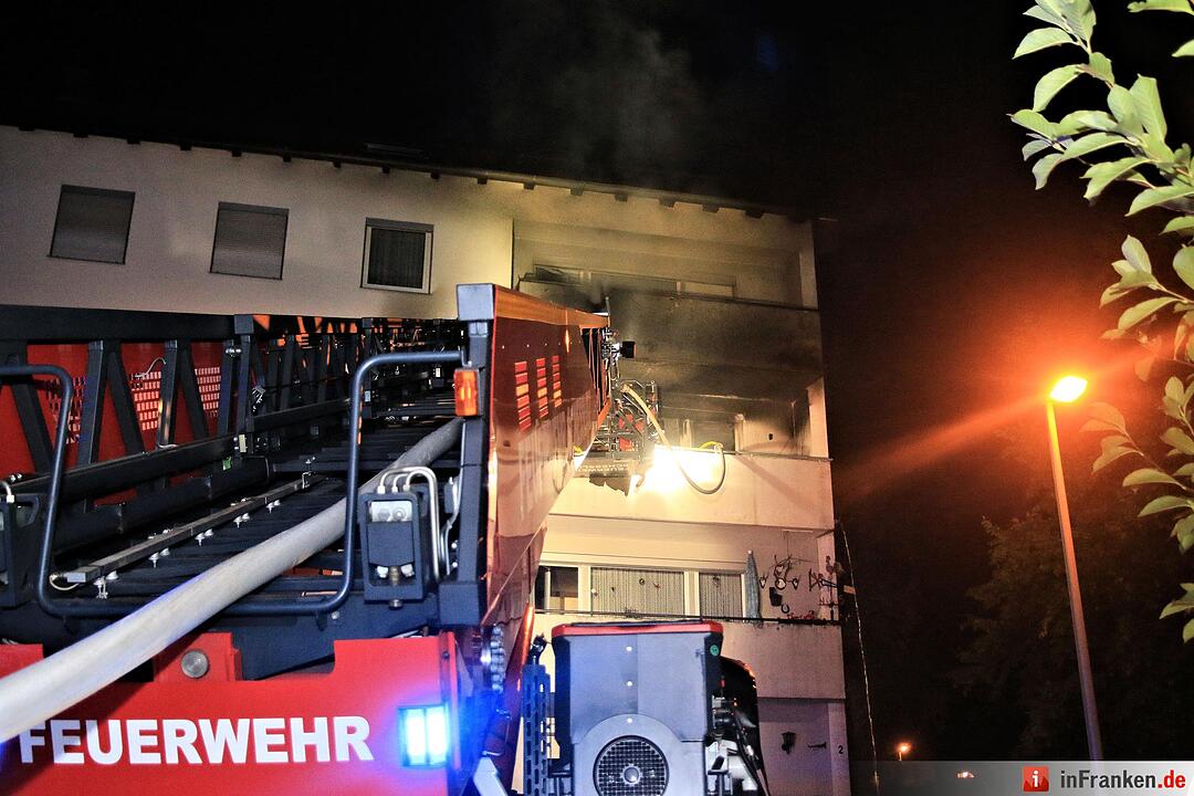 Brand in Mehrfamilienhaus in Memmelsdorf