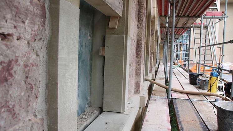 Die Stelle nach der Restaurierung.  Foto: Ralf Ruppert