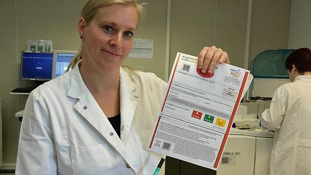 Dank eines neuartigen Barcode-Systems f&uuml;r die Corona-App k&ouml;nnen Testergebnisse aufs Handy &uuml;bermittelt werden. Foto: Tonya Schulz