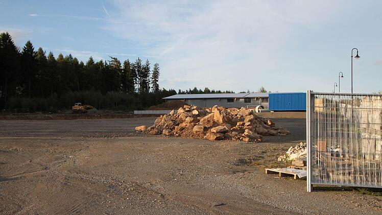 Gewerbegebiet Buchrasen, Bad Brückenau: Hier plant die Firma Enders eine Produktionshalle. Foto: Ulrike Müller