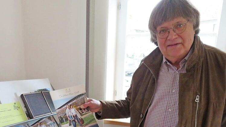 Dieses Prospekt liegt fast in ganz Holland aus: Professor Ries macht gerne Werbung für seine zweite Heimat Bad Staffelstein.