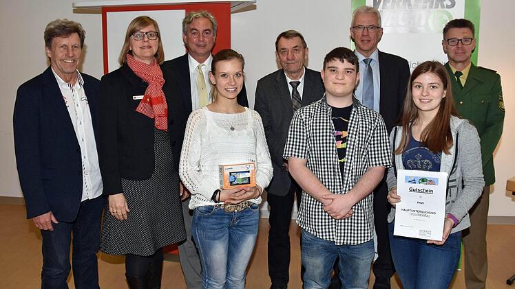 Die Gewinner bei "Könner durch Er-fahrung 2016" der Kreisverkehrswacht Haßberge