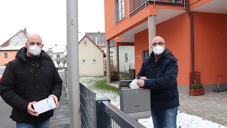 Tim Scheppe und Uwe Roth setzten eine kleine Idee schnell um.  Foto: Johanna Blum