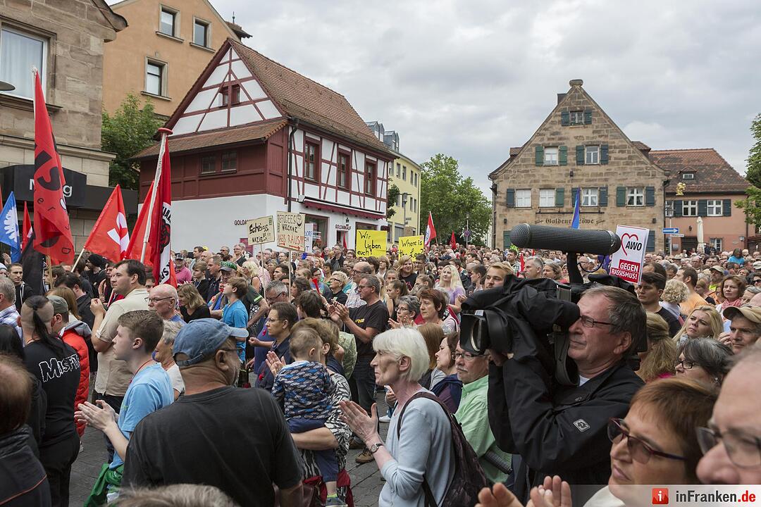 Demonstration gegen Rechts in Zirndorf
