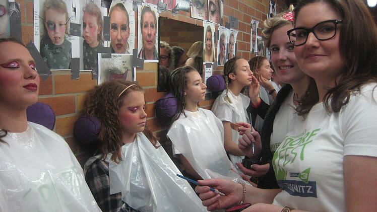 In der Maske herrschte Vollbetrieb